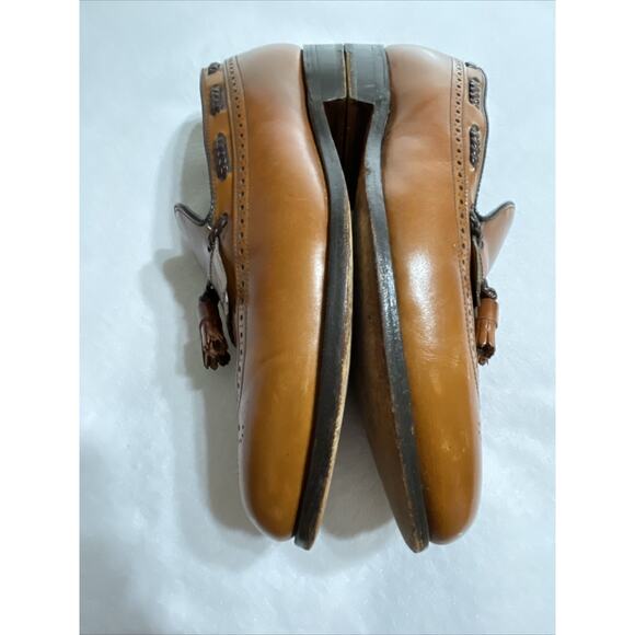 Foot-joy Classics Brown Dress Loafers Tassel Moccasin Made In USA Men’s 10E - Picture 5 of 12